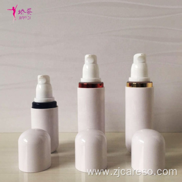 Round Shape Cosmetic Airless Pump Bottle Vacuum Bottle